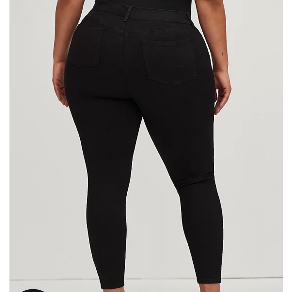 Destructed Bombshell Skinny Black - image 2